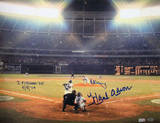 Al Downing Hank Aaron Dual Signed 715the Home Run Autographed Photo (Hand Signed Collectable) Photo
