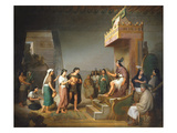 The Discovery of Pulque, 1869 Giclee Print by Jose Maria Obregon