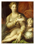 Madonna of the Rose, Bologna, 1527-31 Giclee Print by Francesco Parmigianino