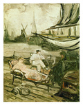 Le Yacht Edwards (The Edwards Yacht) Giclee Print by Pierre Laprade