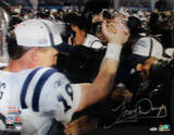 Tony Dungy SB XLI Arms Raised with Peyton Manning Photo
