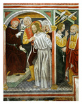 Christ in Front of the High Priest, Saint Peter and the Servant Girl, 15th Century Giclee Print by Francesco & Sperindio Cagnola
