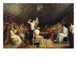 The Tepidarium, 1853 (Warm Room in Bath House) Giclee Print by Theodore Chasseriau