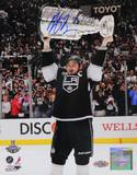 Dustin Brown Signed Holding Stanley Cup Photo Photo