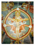 The Trinity, 15th Century Fresco, "The Poor Man's Bible", Church of the Trinity, Piedmont Giclee Print by Francesco & Sperindio Cagnola