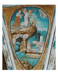 Saint John and the Angel, the Vision of the Churches, Scene from the Apocalypse Giclee Print by Juan Gerson