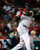 David Ortiz  2004 WS Game 4 Double Photo