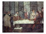 Banquet Given by Bartolomeo Colleoni, 1400-76 Giclee Print by Marcello Fogolino