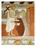 Christ Appears to Mary after the Resurrection, 15th Century Fresco, "The Poor Man's Bible" Giclee Print by Francesco & Sperindio Cagnola