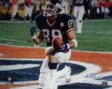 Ken Regan Signed Mark Bavaro SB XXI TD Celebration- Kneel in End Zone Horizontal Photo
