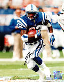 Edgerrin James  Run in Blue Jersey Photo
