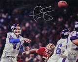 Phil Simms Signed vs San Francisco 49ers Photo