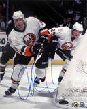 Adrian Aucoin Behind Net Photo