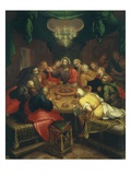 Das letzte Abendmahl Giclée-Druck von Otto Van Veen
