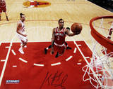 Brandon Jennings Shoots Against Chicago Bulls Signed Foto