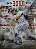Derek Jeter 'Road to 3000' Signed Vertical Collage Photo