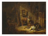 Rustic Kitchen, Interior Giclee Print by Willem Kalf