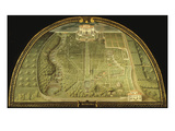 Villa De Pratolino, Tuscany, Italy, from Series of Lunettes of Tuscan Villas, 1599-1602 Giclee Print by Giusto Utens