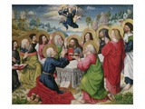 Assumption of Virgin Mary into Heaven, from Life of Mary, 1485 Giclee Print by  Master of Aachen