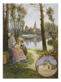 Basilica and Museum of Hiéron at Paray-Le-Monial,1890-93 Giclee Print by Hugo D' Alesi