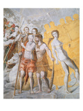 Neptune with Adam and Eve Giclee Print by Fontainebleau School 