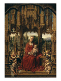 Madonna and Child, Central Panel of Malvagna Triptych Giclee Print by Jan Gossaert Mabuse