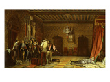 Assassination of Duc De Guise by Guards of Henry III, 1551-89 Giclee Print by Paul Delaroche