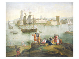 Port of Marseille, 1754 Giclée-Druck von Claude Joseph Vernet