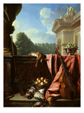 Still Life with Game, Fruit and Viola Da Gamba Giclee Print by François Desportes