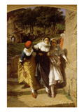 I Vespri Siciliani (Sicilian Vespers) Giclee Print by Domenico Morelli