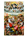 The Conversion of Saint Paul on the Road to Damascus, from Church of San Francesco, Vercelli Giclee Print by Gerolamo Lanino
