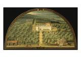 Villa La Magia, Tuscany, Italy, from Series of Lunettes of Tuscan Villas, 1599-1602 Giclee Print by Giusto Utens