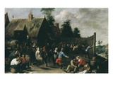 Village Festival, 1637 Giclee Print by David Teniers the Younger
