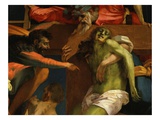 Christ's Deposition from the Cross, 1520-21 (Detail) Giclée-tryk af Rosso Fiorentino (Battista di Jacopo)