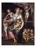 Allegory of Fertility and the Senses, 1593 Giclee Print by Dirk De Quade Van Ravesteyn
