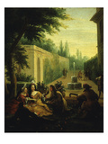 Dans Les Jardins Du Château De Versailles (In the Gardens of the Château De Versailles) Giclee Print by Pierre-Denis Martin