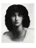 Study for Astarte Syriaca, Model Jane Morris, Pencil, 1875 Giclee Print by Dante Gabriel Rossetti