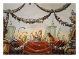 Musical Scene, Fresco, Vault of Spring Salon Giclee Print by Antonio de Dominici
