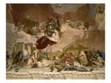 Europe, from Triumph of Bishop-Prince (Fürstbischof) Carl Friedrich Von Greiffenklau Giclee Print by Giambattista Tiepolo