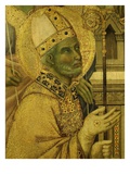 Bishop Saint, from La Maesta (Majesty), Painted 1308 for High Altar of Duomo (Cathedral) Giclee Print by Duccio di Buoninsegna 