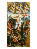 The Resurrection, from the Brotherhood of St Antony at Vercelli (Inv 240) Giclee Print by Giuseppe Giovenone