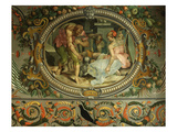 Geometry, Medallion, Chambre Des Arts (Room of the Arts) Giclée-tryk af Francesco Primaticcio Geometry, Medallion, Chambre Des Arts (Room of the Arts) Giclée-tryk af Francesco Primaticcio