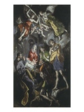 The Adoration of the Shepherds 319X180Cm Painted at End of His Life Giclee Print by El Greco 