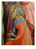 Saint Carrying Incense, from Adoration of the Magi (Detail) Giclée-tryk af Lorenzo Monaco Saint Carrying Incense, from Adoration of the Magi (Detail) Giclée-tryk af Lorenzo Monaco