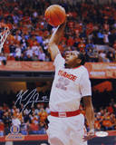 Kris Joseph Syracuse White Jersey Dunk Autographed Photo (Hand Signed Collectable) Photographie
