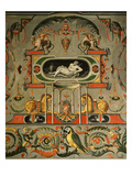 Grotesques and Animal Decoration, Chambre Des Arts (Room of the Arts) Giclee Print by Francesco Primaticcio