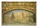 The Pyramids, Fresco, 1669-70 Giclee Print by Nikolas Schiel