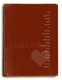 Thankful Wood Sign