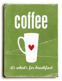 Coffee Wood Sign