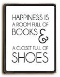 Hapiness is Wood Sign